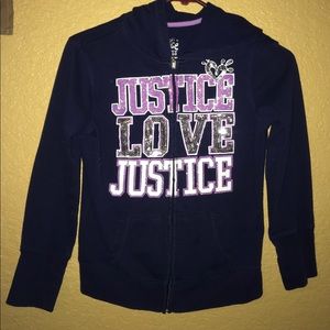 Cute and sparkly Justice jacket!